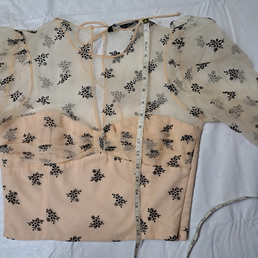 Zara Organza Pastel Top - Picture 13 of 16